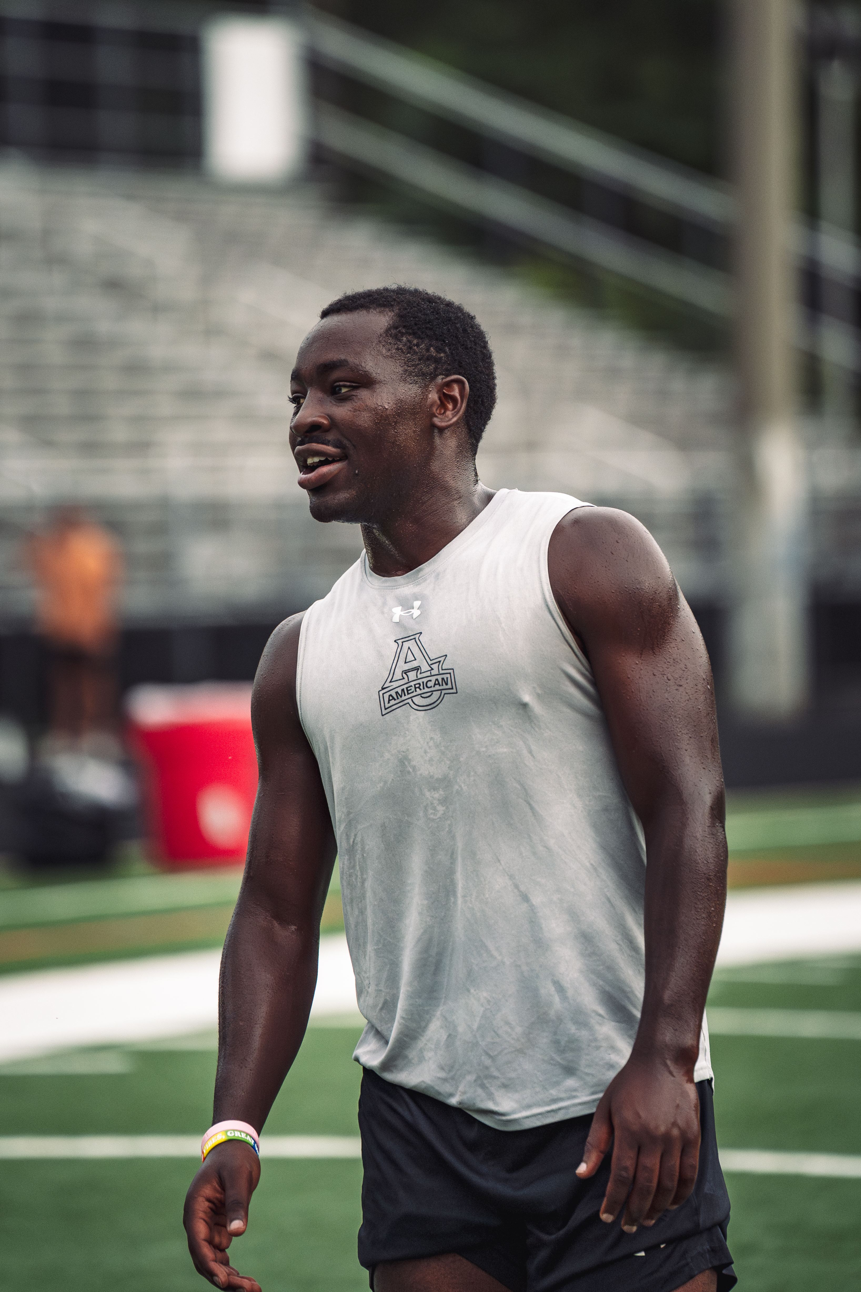 Coach during field session