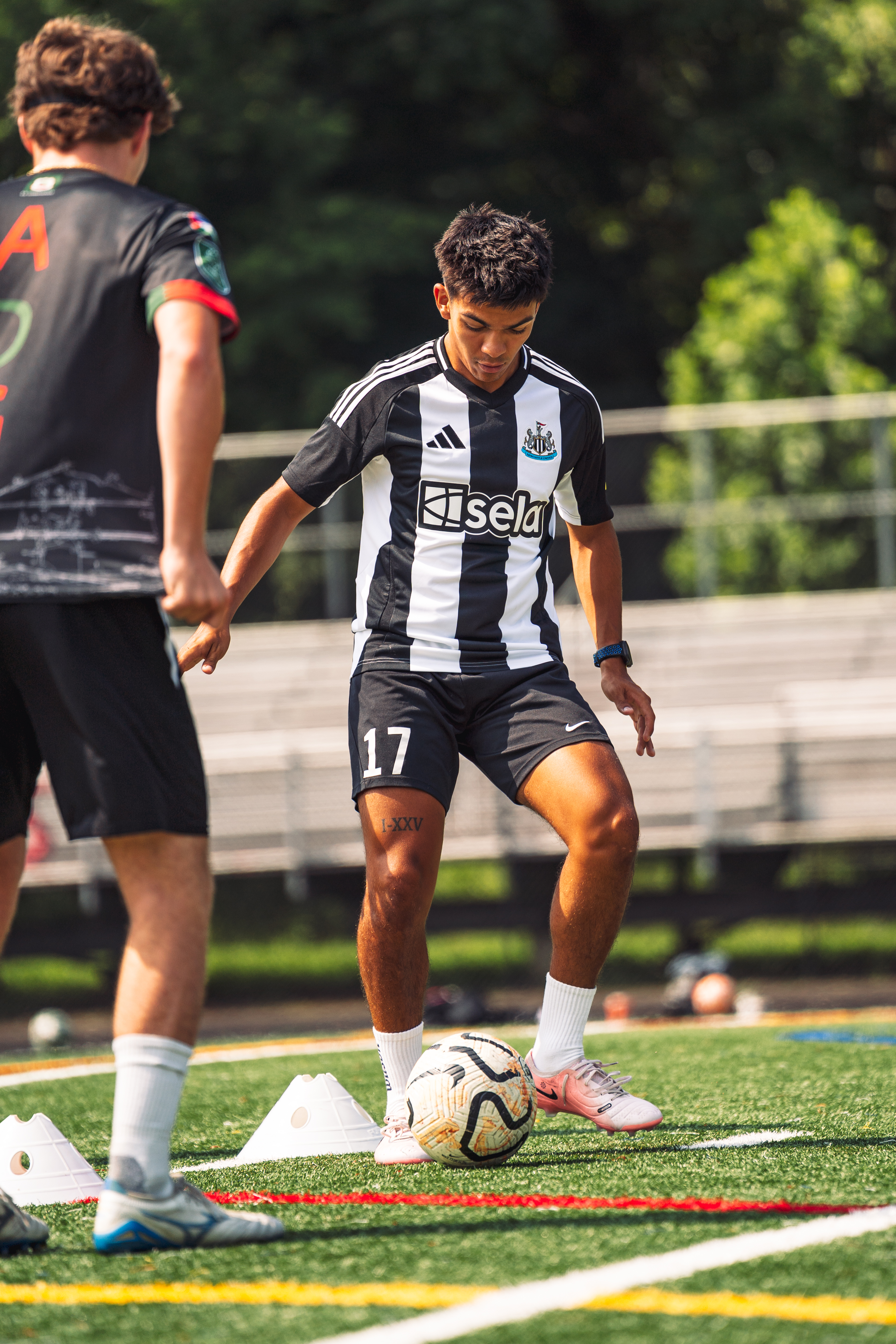 Player dribbling training